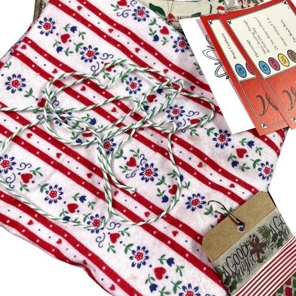 Christmas Junk Journal  With Charm u Washi  Fabric Wrap Tons Ephemera Handmade P - Picture 7 of 16